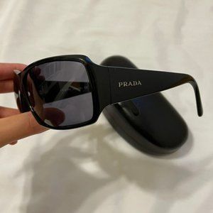 Prada Square Tinted Sunglasses